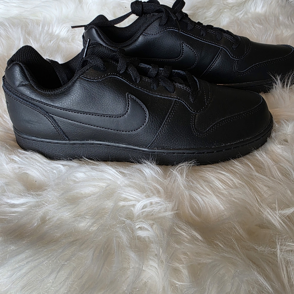 Nike Black Leather Men's Sneakers
